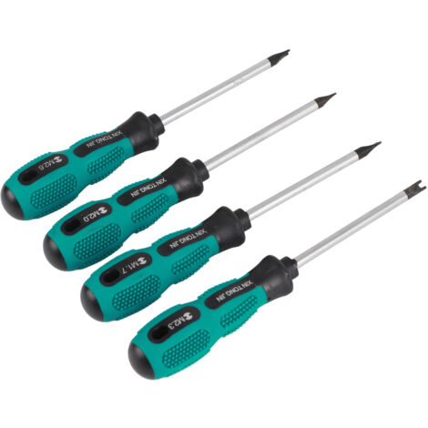 Tournevis magnétique de Type fourchette en U CRV, outil à main multifonctionnel, jeu de tournevis 4 pièces A (1/5)