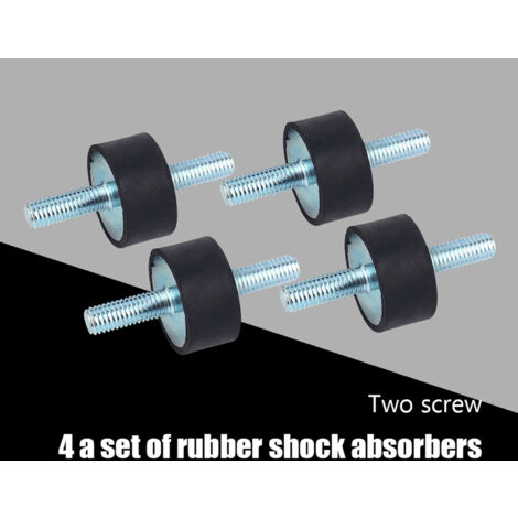 Réduction Bruit Vibration Support Anti-vibration En Caoutchouc TKSE - Lot De 4 Pièces M8/M6 Pour Machines Et Moteurs Réduction Bruit Compresseur