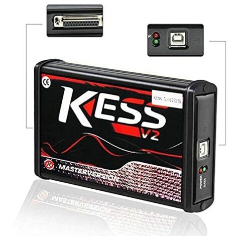 Ej.Life – Outil de diagnostic ECU Kess V2 V5.017 OBD2 – Programmation ECU sans démontage – Compatible avec plusieurs marques de voitures