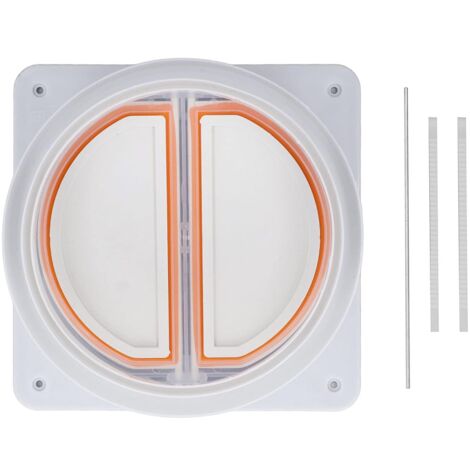 Ej.Life – Clapet anti-retour pour hotte de cuisine – Acier inoxydable avec joint silicone – Diamètre 150-180 mm – Installation facile