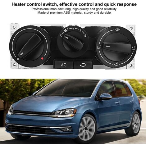 Ej.Life Commutateur de panneau de commande d'air et de chauffage AC OEM  1J0820045F pour Volkswagen Golf Jetta