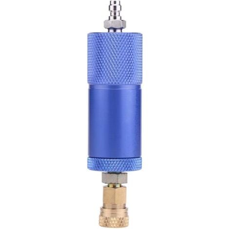 Ej.Life Séparateur d'eau d'huile, filtre de compresseur d'air en alliage d'aluminium, régulateur de séparateur d'huile-eau de piège à eau d'humidité avec filetage mâle femelle