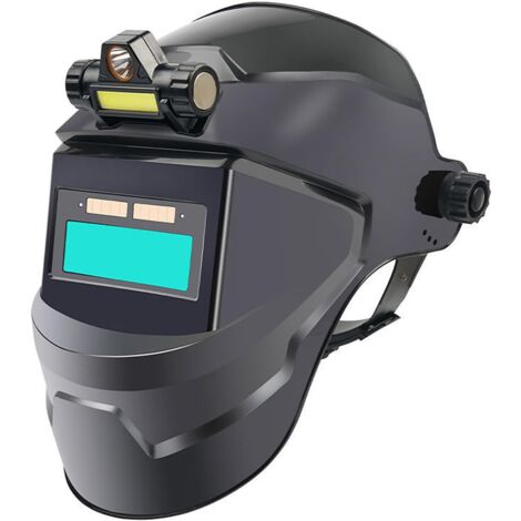 Ej.Life Vraie Couleur Masque De Soudure Automatique,Casque Soudure Auto Assombrissement Solaire Grande Vue Casque de Soudure,B