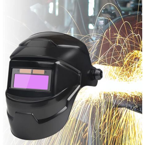 Ej.Life – Masque de soudure solaire auto-obscurcissant – Vision claire – Résistance aux chocs – Protection UV – Flexibilité 180° – Norme EPI (1/5)
