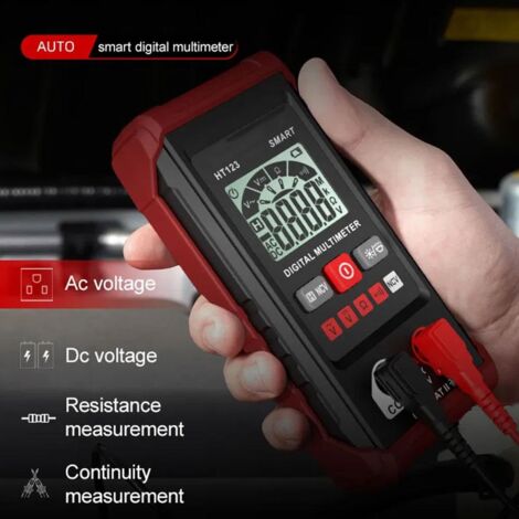 Multimètre Numérique HABOTEST HT123 - Tension AC/DC, NCV Sans Contact - Testeur électrique