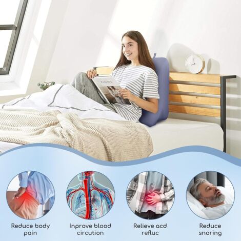 Oreiller Plat En Mousse à Mémoire De Forme UltraSlim - Oreiller Mince Profil Bas Pour Dormeurs Sur Le Ventre - 23 X 15.7 X 2.2 Pouces - Oreiller Mince Pour Lit