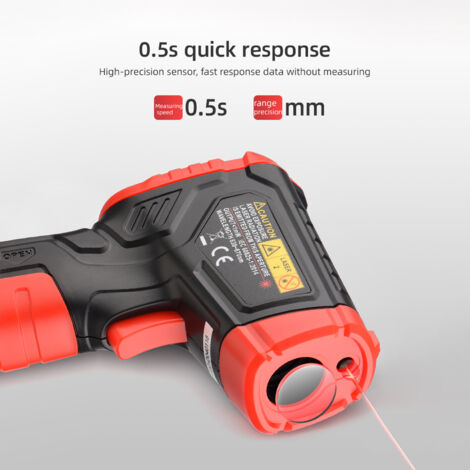 Thermomètre infrarouge laser - Pistolet thermique capteur de