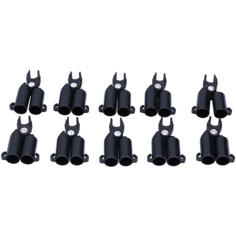 10pcs Type A de connexion Clix Clip Fixed Plant Plante de fixation Connecteur Stakes Connecteur Tool (16 mm ID) (1/5)
