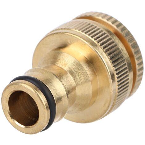 Connecteur de tuyau, adaptateur de matériau premium, pas de fuite en laiton de connexion à la maison pour jardin (1/5)
