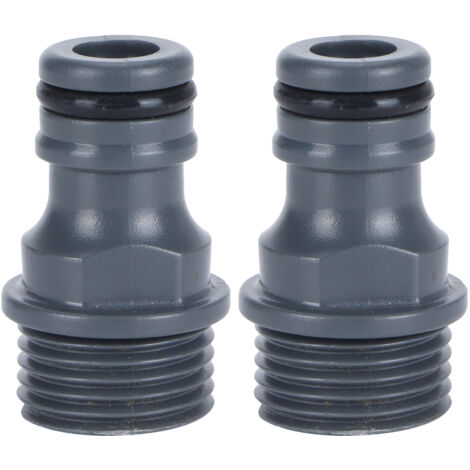 2PCS G1 / 2 Male Chile Connecteur rapide Connecteur Méllon Garden Tapé Adaptateur Adaptateur Irrigation Tool (1/5)