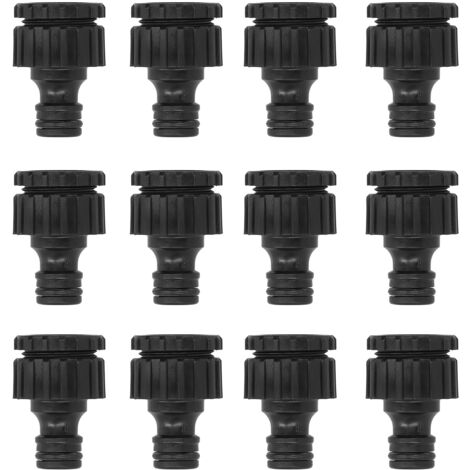 12pcs G1 / 2 G3 / 4 Femelle Feme Ficet Garden Garden Adaptateur Rapports de connecteur réutilisables (1/5)