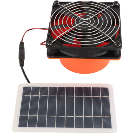 Ventilateur D'Extraction Solaire 10W Panneau Solaire Alimenté En