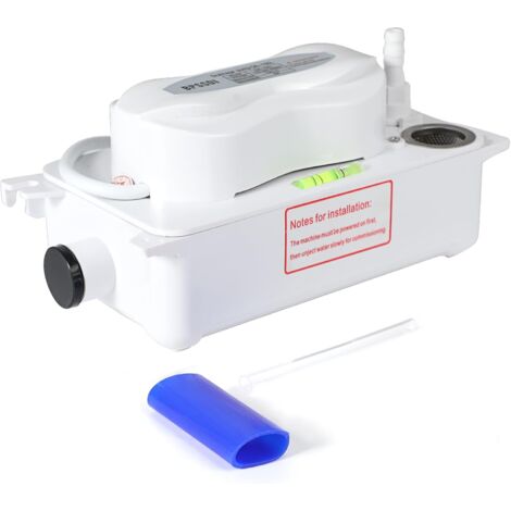 Ej.Life Pompe à Condensats HAVC, 100‑240V 100L/H 0.6 L Pompe D'élimination Automatique des Condensats avec Interrupteur de sécurité, élimination des Condensats AC pour Climatiseur, Four