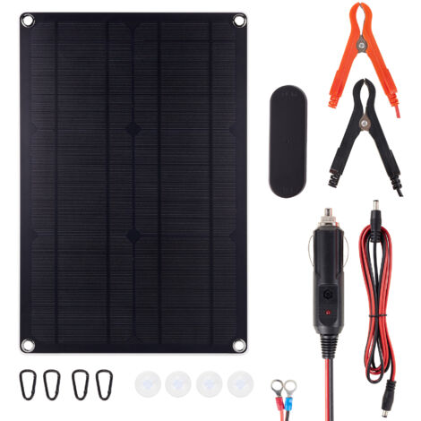 Kit panneau solaire 22W avec contrôleur 100A - Bricolage