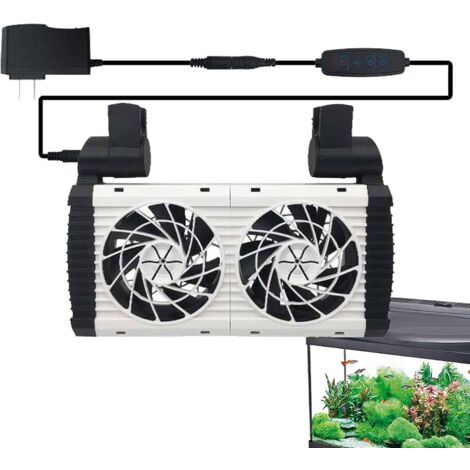 Aquarium Refroidisseurs Aquarium Fan Fish Tank Ventilateur Ventilateur Marine 2 Ventilateur