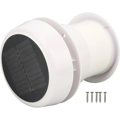 Ej.Life Ventilateur de Toit RV, Ventilateur D'extraction de Toit DC12V RV Silencieux à énergie Solaire pour Camping-Cars Caravanes Navires Yachts