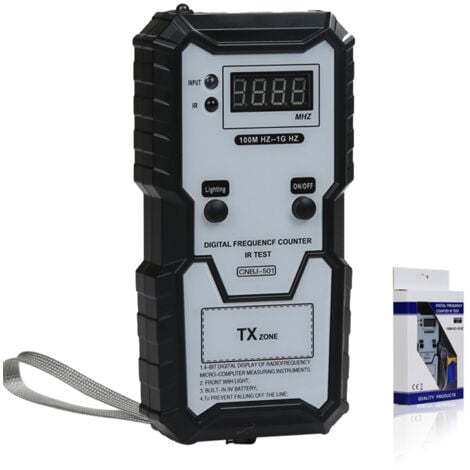 Testeur De Fréquence Infrarouge Pour Clés à Distance, 100M HZ à 1G HZ, Affichage Numérique De