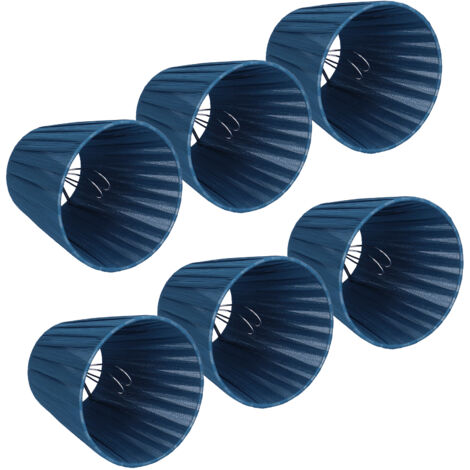 Lot De 2 Abat-jour Rétro En Tissu à Clipser - Pour Lampe De Table Ou Applique, Protection Anti-poussière, Gris Clair - 8