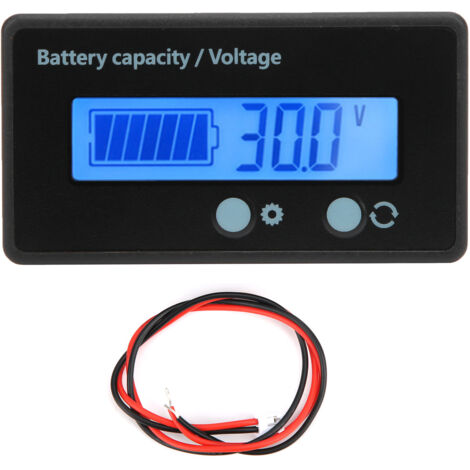 Fasizi Moniteur De Capacité De Batterie 10-100V Jauge De