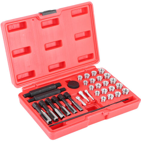 Kit de réparation de filetage de bougie de préchauffage 33 pièces