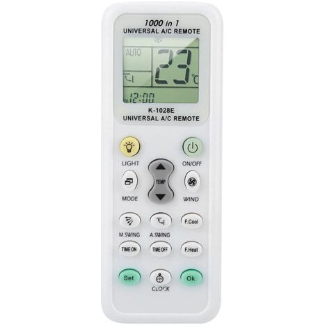 Télécommande Universelle pour climatiseur,paramètres universels en Un clic Affichage LCD Contrôleur de télécommande (1/5)