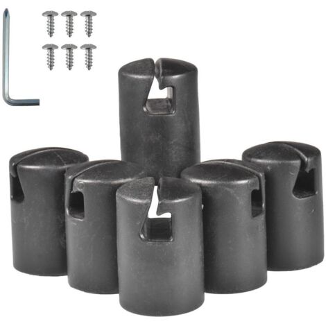 Lot De 4 Poteaux De Remplacement Pour Trampoline – Universels, Acier, Rembourrage Bleu – Neufs