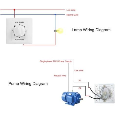 Minuterie de pompe à eau - ARAMOX - Compte à rebours mécanique - 220V