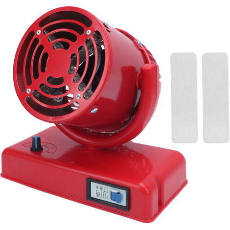 Oreilet Réfonce D'air Portable, 12v 300W en Acier Petit Chauffage Chauffage Refroidissement et Dégivrage Ventilateur pour Intérieurs Voiture, Camping, Petites Pièces