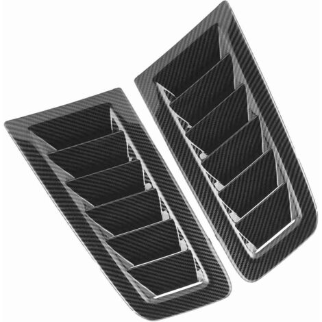 Kit De 2 évents De Capot Style RS - Pour Personnalisation Automobile - Haute Qualité