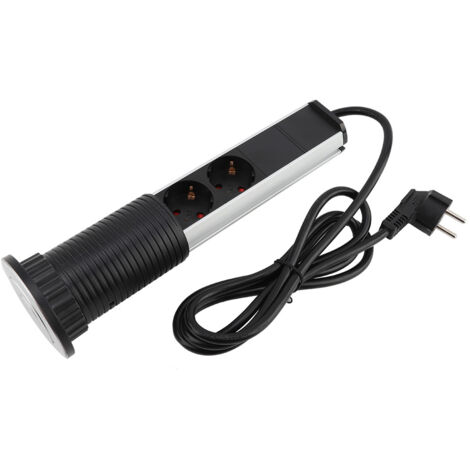 Prise USB de Table Prise de Courant Multifonctionnelle Prise de Courant pour Plan de Travail Bureau Maison Prise de Courant avec Prise USB pour Système de Cuisine et de