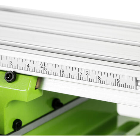 Table De Travail Multifonction QWORK – Table Croisée Coulissante Pour Perceuse D'Établi 310 X 90 X 78 Mm