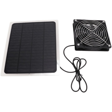 Kit de ventilateur à énergie solaire étanche, ventilateur d'extraction de boîtier de ventilation Kit de ventilateur à énergie solaire étanche, ventilateur d'extraction de boîtier de ventilation