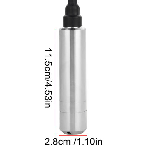 EJ.life Transmetteur De Niveau De Liquide Capteur De Niveau De Liquide 4‑20ma Transmetteur De