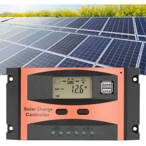 Régulateur De Charge Solaire 20A PWM 12/24V Avec Port USB - Pour Installation Autonome