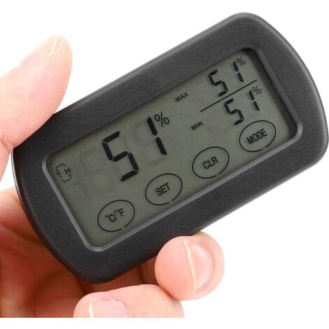 Thermomètre Hygromètre, Jauge D'Humidité À Grande Température En Temps