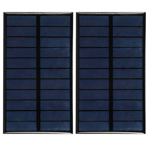 Panneaux solaires en polysilicium, Panneau Solaire DIY Panneau Solaire, Faible coût pour Le Chargement de Petites Batteries DC Affichages solaires Jouets solaires Lampes s