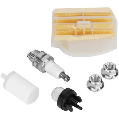 Kit De Remplacement Filtre à Air + Bougie + Joints Pour Tondeuse à Gazon - Compatible Références 795083 698369 694394 - 7