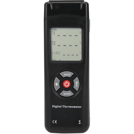 Thermomètre Numérique Type K Avec 4 Sondes - Jusqu'à 1300°C - Mesure Précise Pour Cuisine, Four Et Industrie