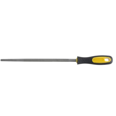 Lime Demi-ronde En Acier VOREL 200 Mm - Outil Manuel Pour Métal, Bois, Modèle Taille Moyenne Robuste