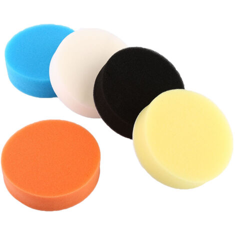 Lot De 5 Disques De Polissage En Laine - Diamètre 10,2 Cm, Pour Lustrage Voiture, Neufs (couleur Variable)