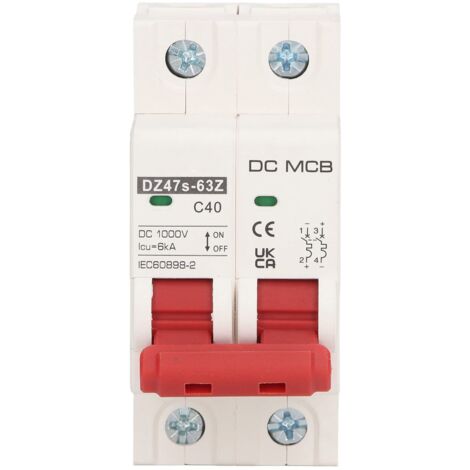 Disjoncteur Aramox 2P 30-60A - Protection Surcharge Et Court-Circuit Basse Tension Fiable