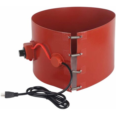 Enveloppe Thermique électrique pour Tambour, Ceinture Chauffante pour Tambour à Huile, Silicone Multifonctionnel à Faible Consommation d'énergie pour Application Industrielle (11)