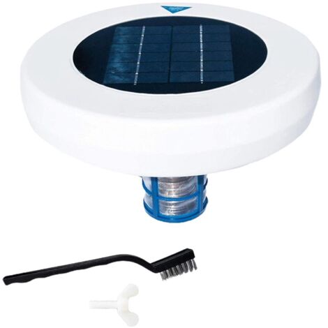 Ioniseur Solaire De Piscine Vert - Purificateur Jusqu'à 40000 Gal Avec Anode Cuivre