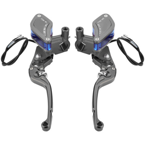 Maître-cylindre D'embrayage Universel CNC RCS19 7/8 Pour Moto - Noir, Aluminium - Neuf