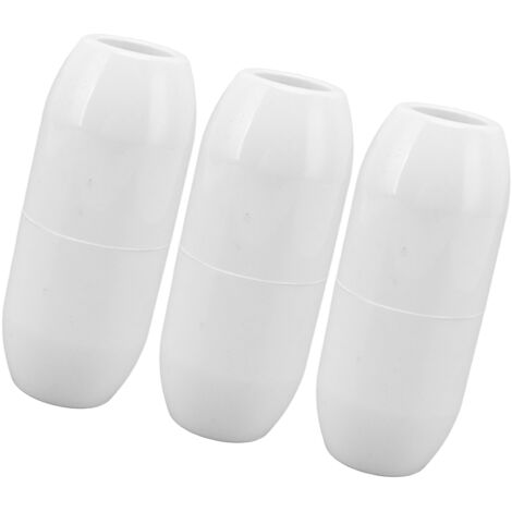 QUARKZMAN Lot De 36 Bouchons Flip-Top 28/410 Transparents - Couvercles Anti-Déversement Réutilisables Pour Bouteilles Pressables, Shampoing, Savon, Cosmétiques