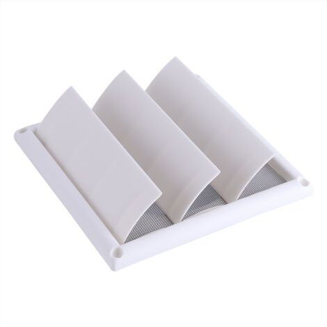 Couvercle D'évent Blanc Pour Trou Mural – Diamètre 70mm, Plastique, Protection Tuyaux Et Aération