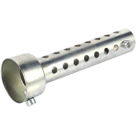 Universel Moto chappement Peut DB Killer Silencieux Silencieux Chicane Insert Argent 42mm