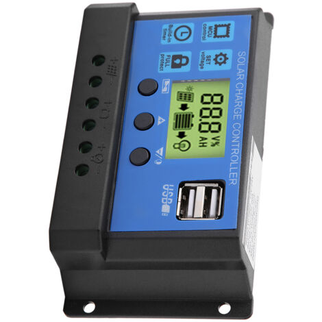 Kit Solaire 1000W 20A – Panneau Avec Régulateur PWM, Inverseur, Prise Et Câbles – 12V