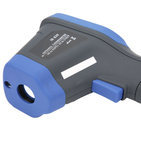 Retoo Thermomètre Infrarouge Pistolet Laser -50°C à 380°C, Écran LCD Rétroéclairé, Orange - Idéal Cuisson, BBQ, Voiture