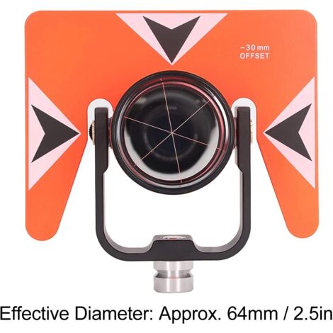 Prisme Réfléchissant 360° Pour Station Totale - Prisme Pôle Arpentage Compatible Trimble, Verre K9